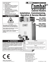 Roberts Gorden Combat 150 User manual