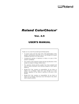 Roland Ver. 4.5 User manual