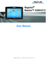 Magellan 4200 User manual