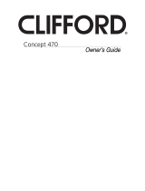Clifford CONCEPT 470 Owner's manual