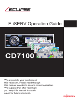 Eclipse CD7100 Owner's manual