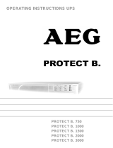 AEG PROTECT B. 750 User manual