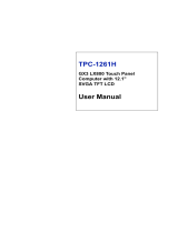 B&B Electronics TPC-1261H User manual