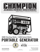 Champion Power Equipment 41135 Owner's manual
