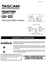 Tascam US-122 Owner's manual