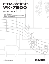 Casio WK-7500 Owner's manual