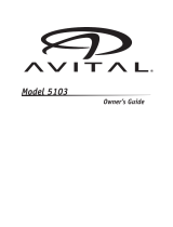 Avital 5103 Owner's manual