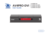 ADDER AV4PRO-DVI-QUAD User manual