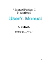BCM GT440ZX User manual