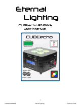 Eternal Lighting CUBEecho RGBWA User manual