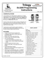 Alarm Lock DL5200 Operating instructions