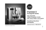 Capresso Impressa S Avantgarde Series User manual