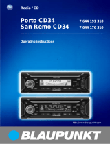 Blaupunkt san remo cd34 User manual