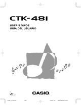 Casio CTK481 User manual