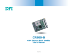 DFI CR900-B Owner's manual