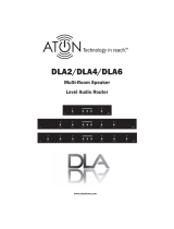ATON Room Speaker Level Audio Router DLA4 User manual