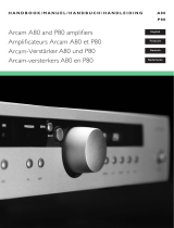 Arcam P80 User manual