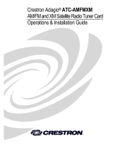 Crestron Adagio ATC-AMFMSR Installation guide