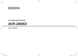 Denon AVR-2808CI Owner's manual