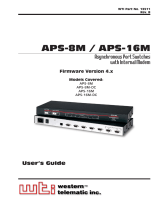 Western Telematic APS-8 User manual