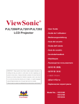 ViewSonic PJL7200 User manual