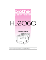 Brother HL-2060 User manual