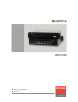 Barco BlendPRO-II User manual