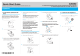 Casio PCR-T520 Quick start guide