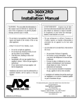 American Dryer Corp. AD-360X2 User manual