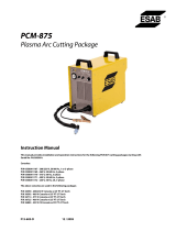 ESAB PCM-875 Plasma Arc Cutting Package User manual