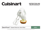 Cuisinart HTM-7L - SmartPower Electronic LED Hand Mixer User manual