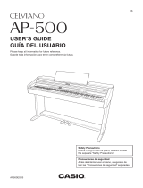 Casio AP-500 User manual