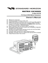 Standard Horizon GX1150 User manual