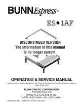 Bunn ES-1AF User manual