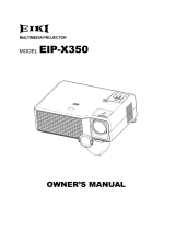 Eiki EIP-X350 User manual
