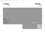 Siemens CX70 dark blue User manual