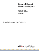 Allied Telesis AT-2712LXSC Installation guide