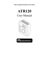 Acroprint ATR120 User manual