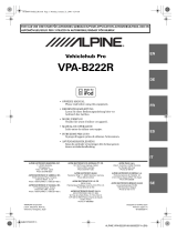Alpine VPA-B222R User manual