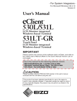 Eizo 531LT-GR User manual
