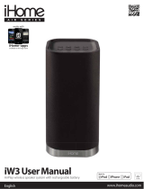 iHome iW3 air series User manual