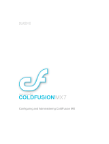 MACROMEDIA COLFUSION MX 7 User manual