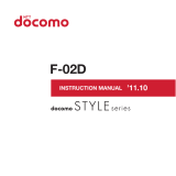 Docomo Style F-02D User manual