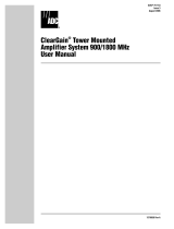 ADC ClearGain Tower-Mounted Amplifiers User manual
