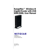 Netgear WNR3500L - RangeMax Wireless-N Gigabit Router User manual