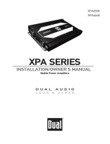 Dual XPA4640 User manual