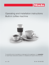 Miele Coffee System Operating instructions