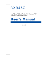 BCM RX945G User manual