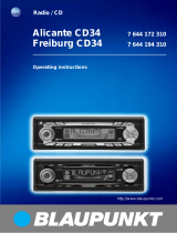 Blaupunkt Alicante CD34 Owner's manual