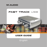 M-Audio FastTrack User manual